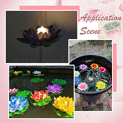 Artificial EVA Foam Lotus Leaf & Flower&nbsp;AJEW-SP0003-26E