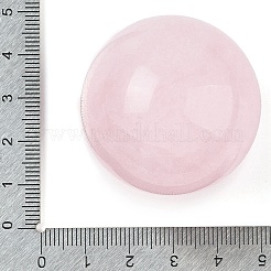 天然ローズクォーツ球状ビーズ  穴なし/ドリルなし  丸いボールビーズ  39~41mm&nbsp;G-I367-07J