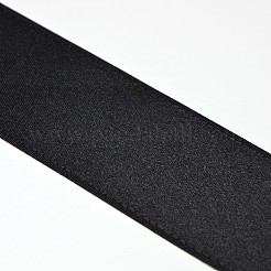 結婚式やイベントデコレーション用に最適なグログランリボン  ブラック  1-1/2インチ（38mm）  約100ヤード/ロール（91.44メートル/ロール）&nbsp;SRIB-L014-38mm-030