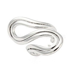 Brass Wrapped Open Cuff Rings&nbsp;RJEW-I100-01P