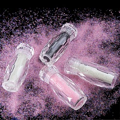透明なプラスチック製の化粧品クリームジャー  ポットダイヤモンドクリームボックス  ふた付き  空の瓶  詰め替えボトルと透明プラスチック漏斗ホッパー  透明&nbsp;DIY-BC0011-07