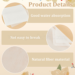 吸収紙  ドライフラワー作りに  フラワープレス用品  正方形  265x265x0.1mm  50個/セット&nbsp;DIY-WH0504-340C