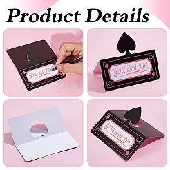 72Pcs 4 Styles Paper Table Place Cards Sets&nbsp;DIY-BC0016-97