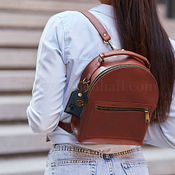 1Pc PU Leather Bag Keychins&nbsp;KEYC-CL0001-39B