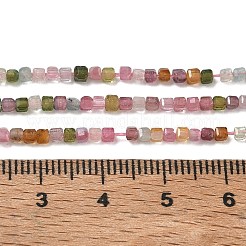 Natural Multicolor Tourmaline Beads Strands&nbsp;GG-CBA5A1A-B09-02