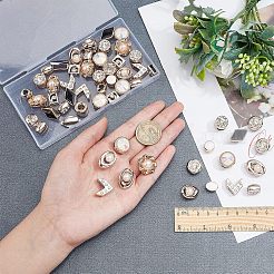 ABS Plastic Slide Charms&nbsp;OHAR-NB0001-23