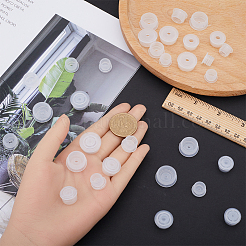 120セット6種類のプラスチック製防塵ボトルストッパー  ワインボトル用  ホワイト  13~19.5x10~11mm  20セット/スタイル&nbsp;AJEW-GF0008-16