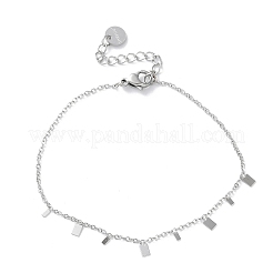 304 Stainless Steel Cable Chain Bracelets for Women&nbsp;BJEW-A036-21P