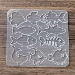 Fish Ocean Theme DIY Pendant Silicone Molds&nbsp;DIY-G102-01D