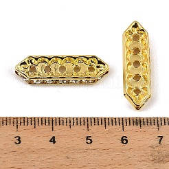 Brass Crystal Rhinestone Spacer Bars&nbsp;RB-T019-01D-G