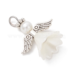 2Pcs ABS Plastic Imitation Pearl Pendants&nbsp;PALLOY-JF04226-02