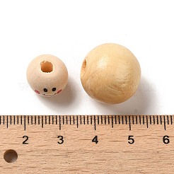 Wood European Beads&nbsp;WOOD-XCP0001-80