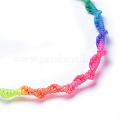 Adjustable Nylon Thread Braided Cord&nbsp;BJEW-JB04270-01