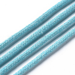 コットン糸  マクラメコード  装飾的な糸のスレッド  DIYの工芸品について  ギフトラッピングとジュエリー作り  ディープスカイブルー  3mm  約54.68ヤード（50m）/ロール&nbsp;OCOR-T001-01-09