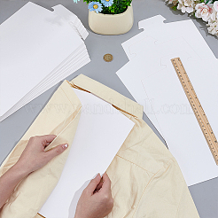 厚紙製のシャツのインサート  長方形  ホワイト  350x220x1mm&nbsp;AJEW-WH0481-220