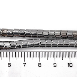 Electroplated Synthetic Non-magnetic Hematite Beads Strands&nbsp;G-Q174-01A
