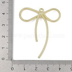 合金ペンダント  ちょう結びのチャーム  ゴールドカラー  44.5x36x4.5mm  穴：1.6mm&nbsp;FIND-U017-09G