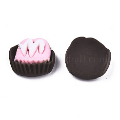 オペーク樹脂カボション  カップケーキ  ココナッツブラウン  16x17x6.5mm&nbsp;CRES-S307-003