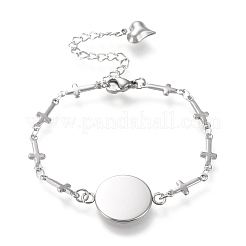 Tarnish Resistant 304 Stainless Steel Bracelet Making&nbsp;STAS-L248-002P-A