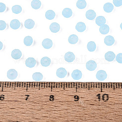 FGB Frosted Transparent Glass Seed Beads&nbsp;SEED-N013-04A-11