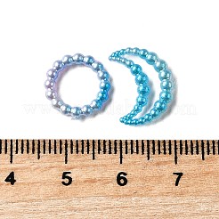 ABSプラスチック製カボション  混合図形  ミックスカラー  10~13.5x11.5~18x2.5~3mm  約3846個/500g&nbsp;MACR-K363-01