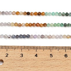 Gradient Color Natural Gemstone & Natural Emerald Beads Strands&nbsp;GG-CBA1668-A10-3mm
