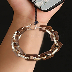 1Pc Alloy & Acrylic Mobile Straps&nbsp;HJEW-LP0001-48A