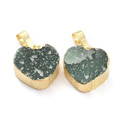 Natural Green Aventurine Pendants&nbsp;G-B012-13G-06