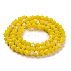 Opaque Solid Color Imitation Jade Glass Beads Strands&nbsp;GLAA-F029-P4mm-D05