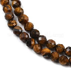 Natural Tiger Eye Beads Strands&nbsp;G-G281-B05-6mm