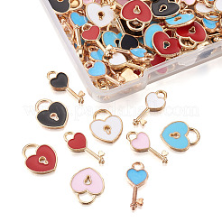 Alloy Enamel Pendants&nbsp;ENAM-TA0002-22