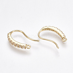 Brass Earring Hooks&nbsp;KK-T038-252G