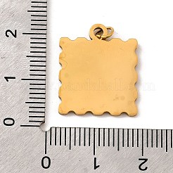 304 Stainless Steel Enamel Pendants&nbsp;STAS-B093-10G-02