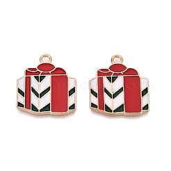 Christmas Light Gold Plated Alloy Enamel Pendants&nbsp;FIND-T009-05-RS