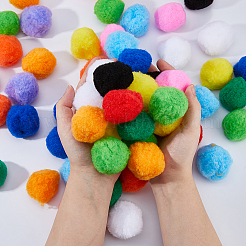 72Pcs 12 Colors Polypropylene Pompom Ball&nbsp;DIY-FH0010-22