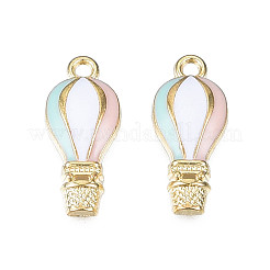 12Pcs 2 Colors Alloy Enamel Pendants&nbsp;ENAM-FP0001-90