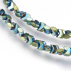 Electroplate Non-magnetic Synthetic Hematite Bead Strands&nbsp;G-I208-20-G