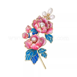 Peony Enamel Pins&nbsp;PW-WG36885-01