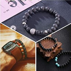 Natural Lava Rock Beads Strands&nbsp;G-OC0001-27