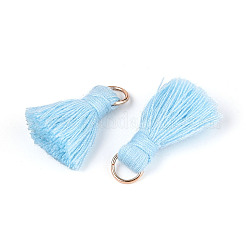 Polycotton(Polyester Cotton) Tassel Pendant Decorations&nbsp;X-FIND-S280-11