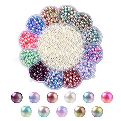 13 Style ABS Plastic Imitation Pearl Beads&nbsp;OACR-YW0001-40