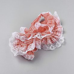5 Yards Polyester Tartan Printed Ribbon&nbsp;OCOR-GF0005-08A