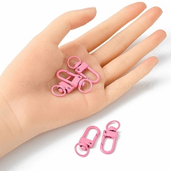 Spray Painted Eco-Friendly Alloy Swivel Snap Hooks Clasps&nbsp;PALLOY-YW0001-27