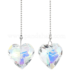 Glass Ceiling Fan Pull Chain Extenders&nbsp;HJEW-WH20021-03P-04
