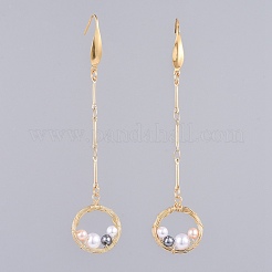 Dangle Earring & Pendant Necklace Jewelry Sets&nbsp;SJEW-JS01036