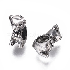304 Stainless Steel European Beads&nbsp;STAS-I121-13AS