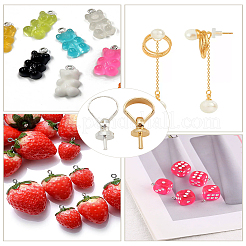 40Pcs 2 Styles Brass Cup Pearl Peg Bails Pin Pendants&nbsp;KK-LP0004-60