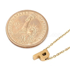 Ion Plating(IP) 304 Stainless Steel Pendant Necklaces&nbsp;NJEW-R050-01G-16
