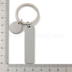 母の日ギフト 201 ステンレススチール ワード ママベア キーホルダー  鉄キーリング付き  長方形  8cm&nbsp;KEYC-E040-01P-04