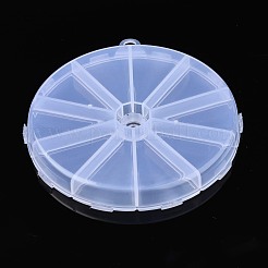 Flat Round Polypropylene(PP) Bead Storage Containers&nbsp;CON-S043-045C